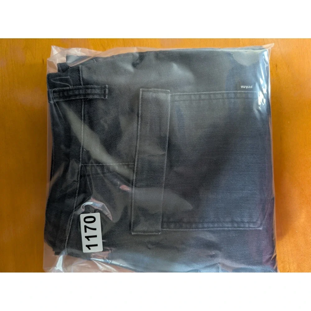 Prana Women Charcoal Gray Organic Cotton Stretch Straight Leg Pants Size 8‎ RG